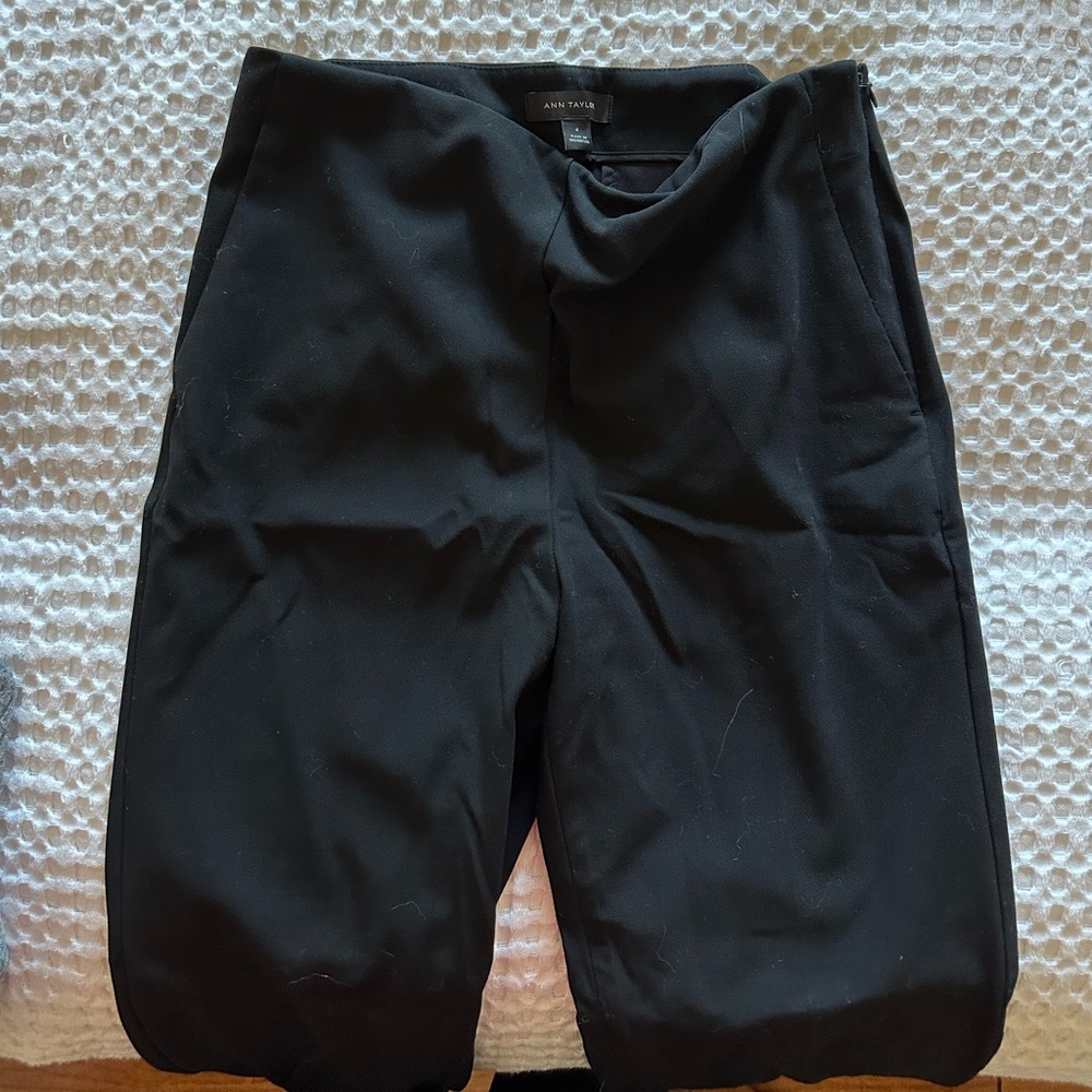 Ann taylor side zip pants
